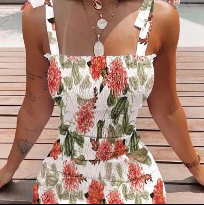 Trendy Solid Strap Short White Dresses Off Shoulder Sexy Skirt Pullover Sheath Mini Summer Beach Female Vest Dress